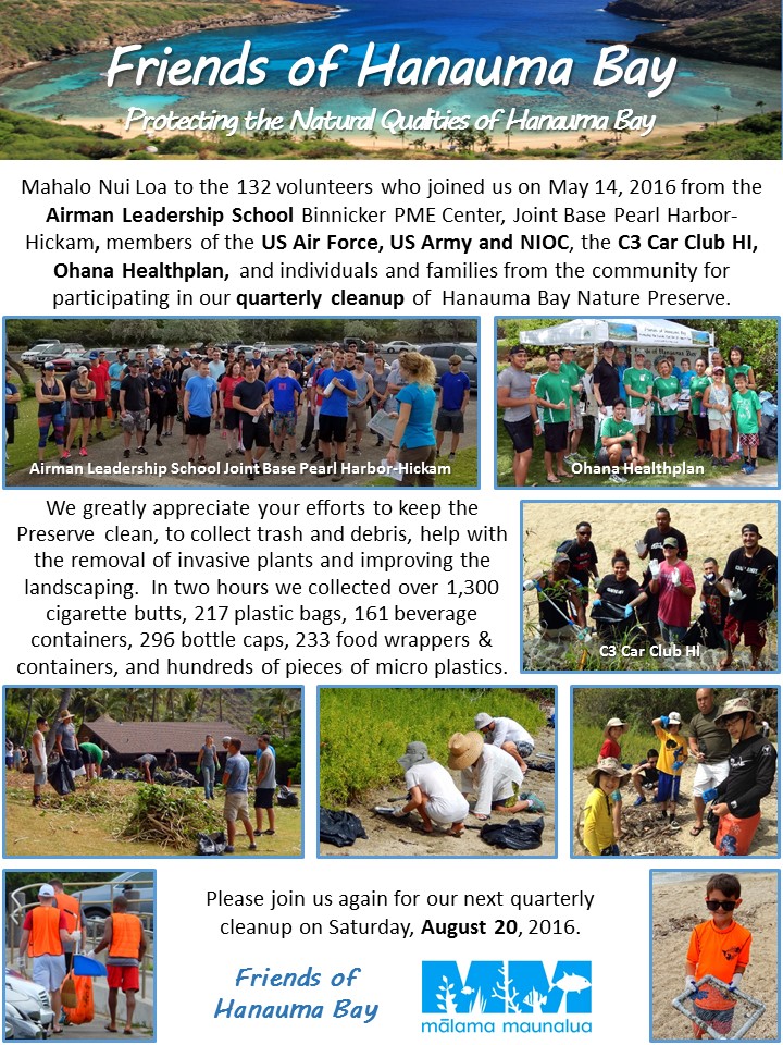 160514_FOHB Quarterly Cleanup Thank-You - 2016-05